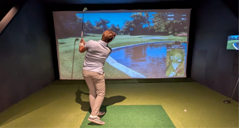 Golfsimulator på Sluppen